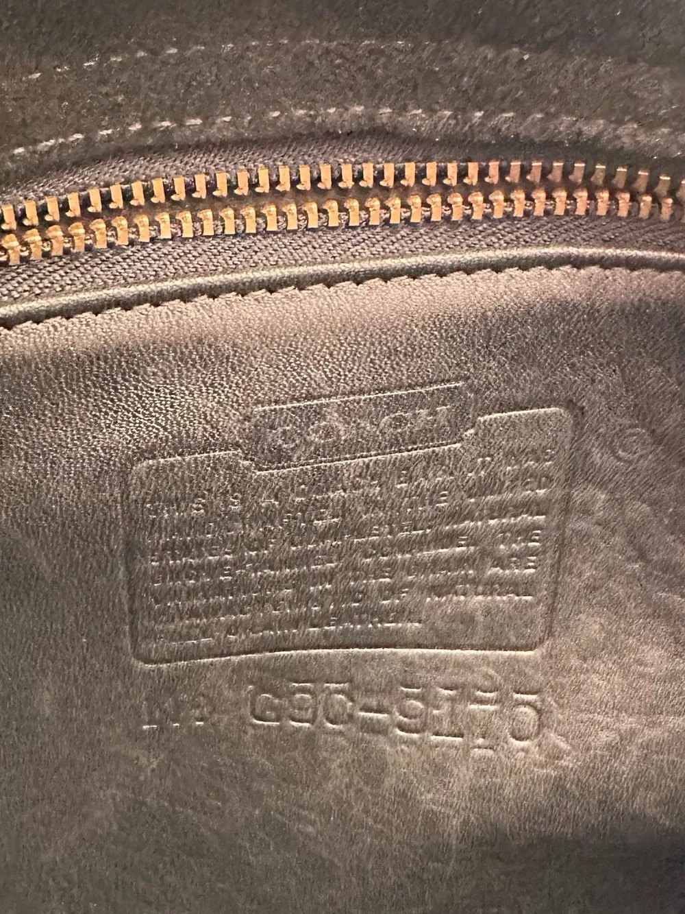 COACH Vintage Patricia Legacy Leather Shoulder Bag 9951